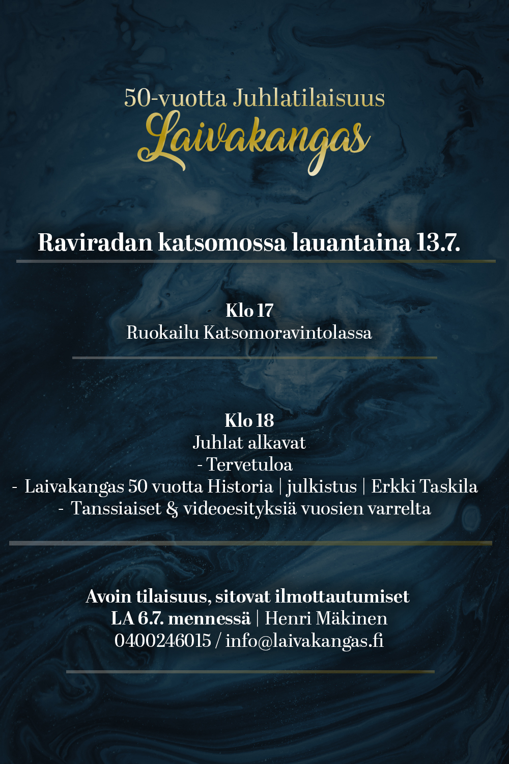 Laivakangas 50 vuotta juhla