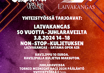 RAVILAUANTAI 3.8. 50 vuotta juhlaravit